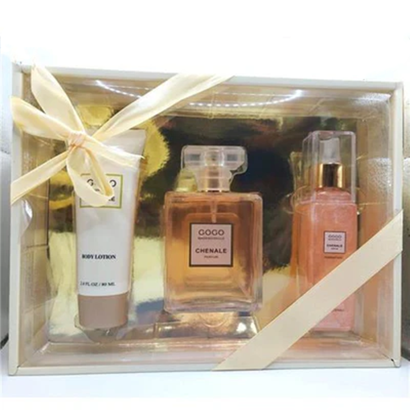 Women's three-piece perfume gift set