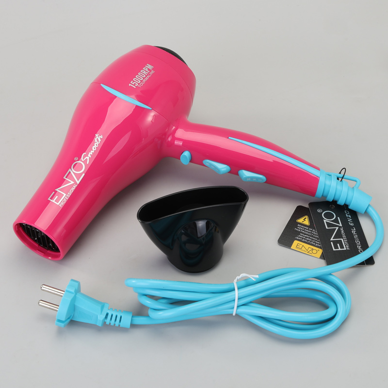 Enzo EN-8801 Bright Pink Hair Styling Set