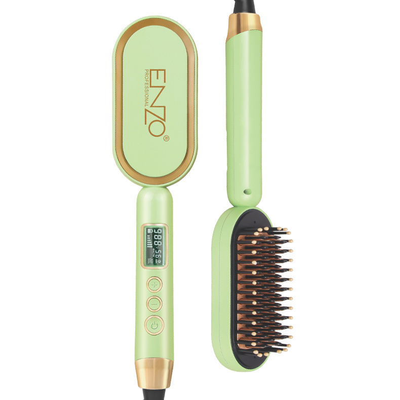 ENZO EN-4102S New Professional Hair Straightening Comb – Quick Heating