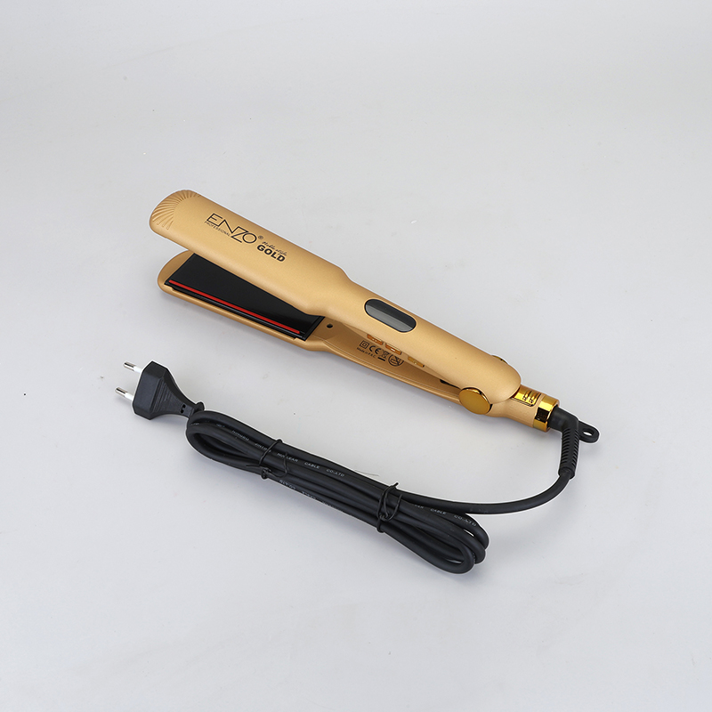 ENZO EN-3982A 2-in-1 Hair Straightener & Curling Iron with Negative Ion Function, Travel Hair Styling Tool