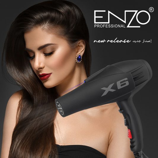 ENZO EN-X6 Professional Salon-Grade High-Power Hair Dryer