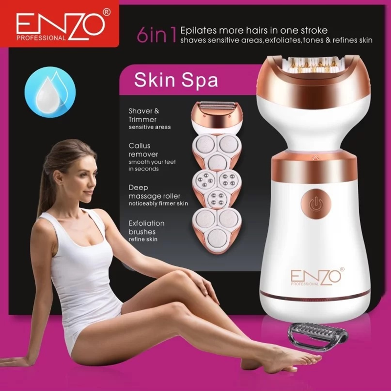 Enzo EN-0105 Wet and Dry Electric Hair Removal Device