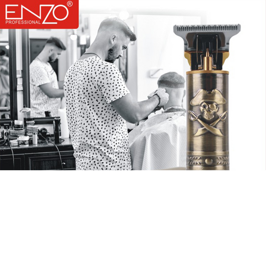 ENZOEN-5037 Metal Engraved Design Professional Electric Beard and Hair Trimmer for Men