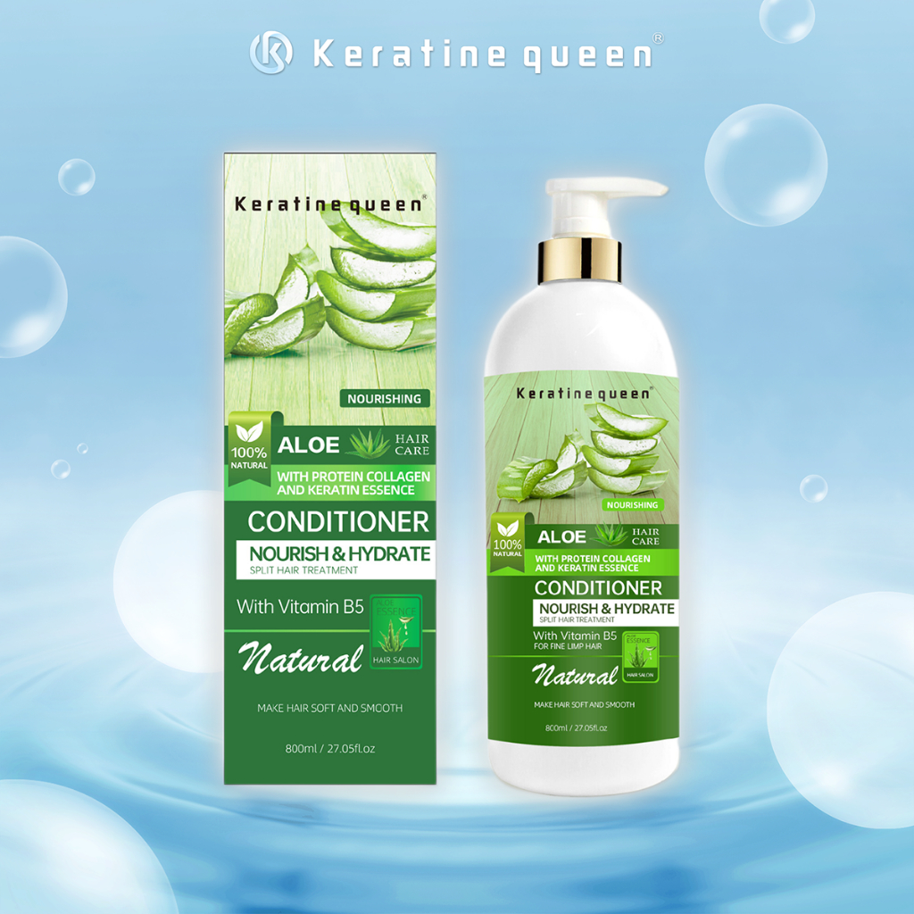 Nourishing Aloe Vera Conditioner with Protein Collagen & Keratin Essence, 800ml