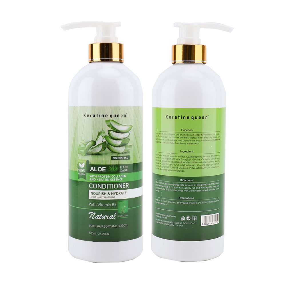 Nourishing Aloe Vera Conditioner with Protein Collagen & Keratin Essence, 800ml