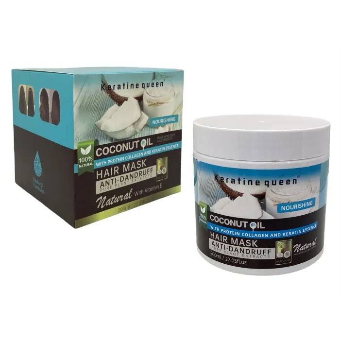 New Coconut Oil Moisturizing Repair Hair Mask, Women's Only, 800ml