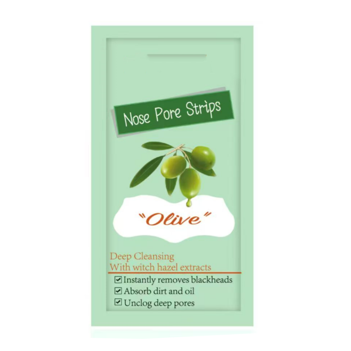 Olive Blackhead Removing Moisturizing Nose Strips, 1 box - 10 pieces