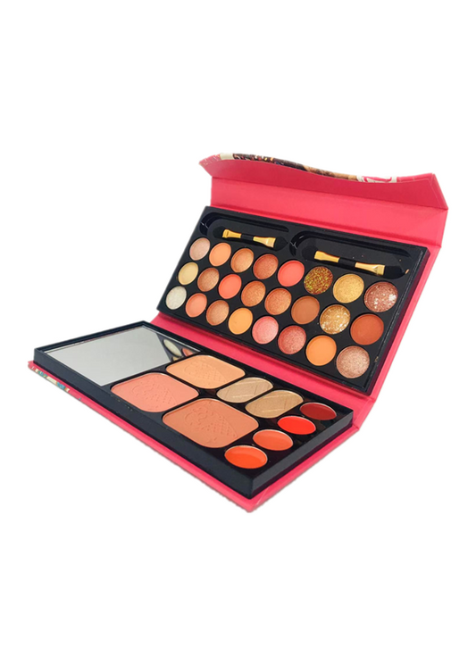 TUTTU TIME (Donut) Makeup Set Palette with Mirror, 90g