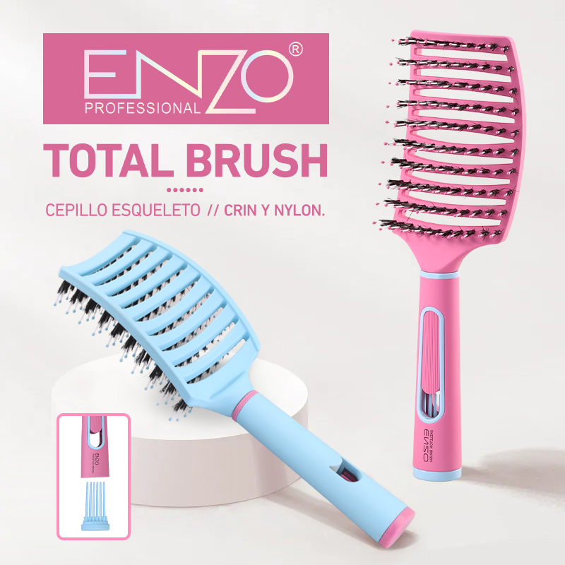 ENZO High Quality Nylon Ribbed Hair Comb