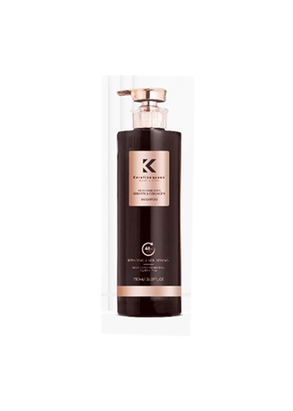 Keratin and Collagen Queen Shampoo to prevent hair loss, 750 ml