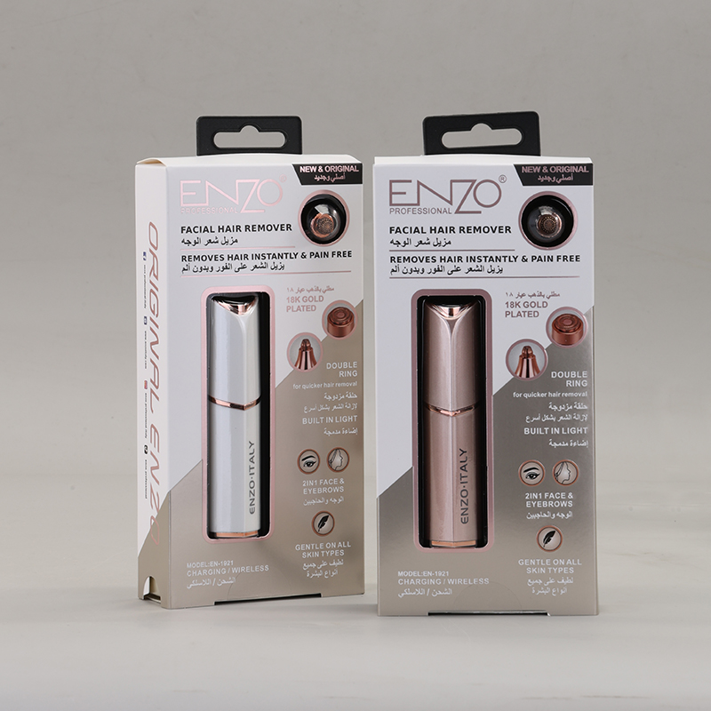 ENZOEN-1921. Electric hair removal pen, mini razor, portable facial hair removal device for women.