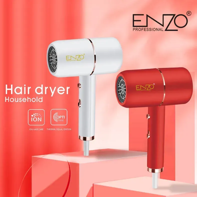 ENZO EN-6080, Professional Hair Dryer with Quick Drying Function
