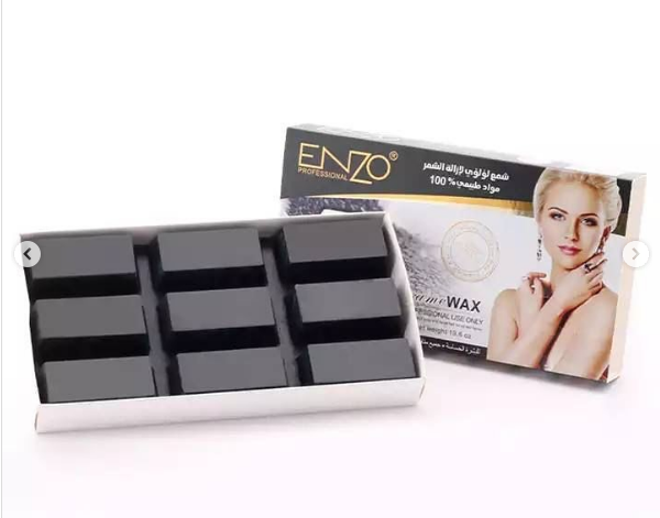 ENZO 560g Painless Hair Removal Wax Blocks, Mini Nine-Compartment Solid Hair Removal Wax Blocks.