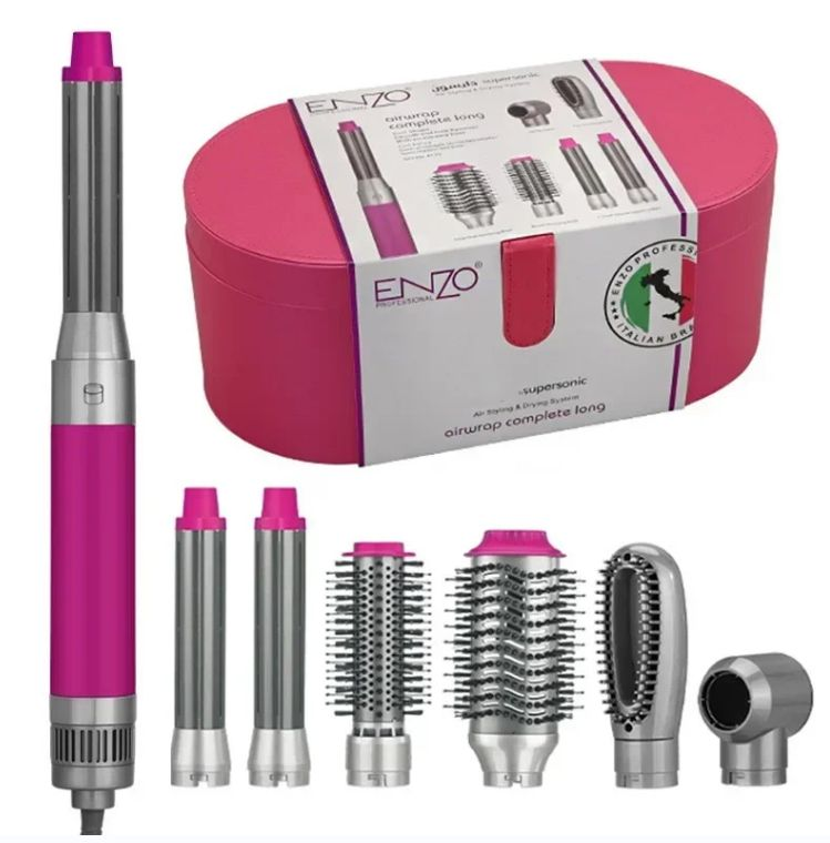 Enzo Professional multifunctional hair dryer brush 5 in 1 air curler 4133