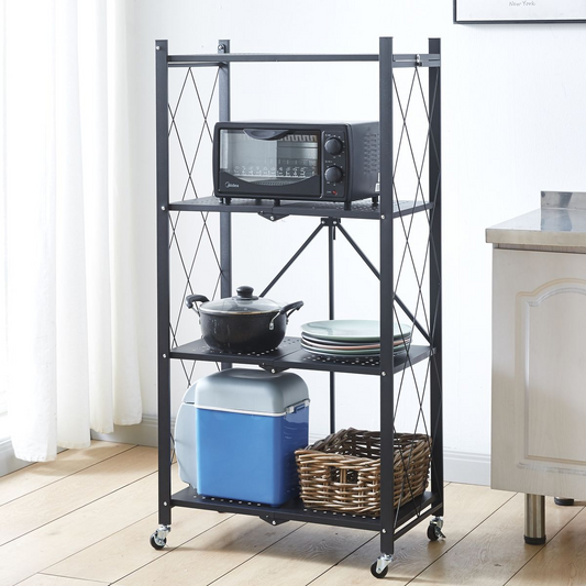 4 Layers Metal Folding Shelves