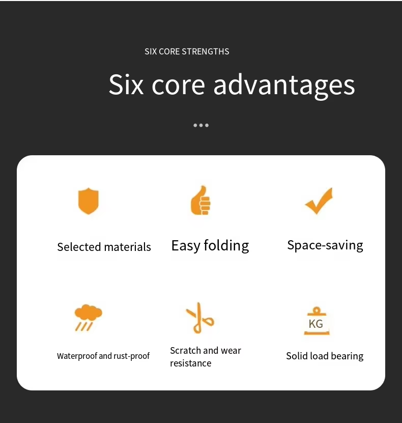 Folding Rectangular Dining Table Simple Stall Coffee Table for Rental Housing Dormitories Outdoor Square Table ( 60 X 40 ) cm