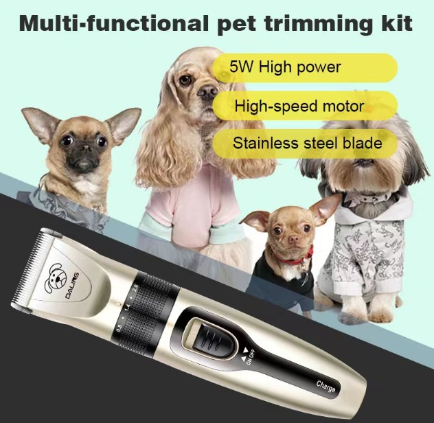 DALING 5 in1 Pet Electric Clipper Dog Hair Clipper Electric Clipper