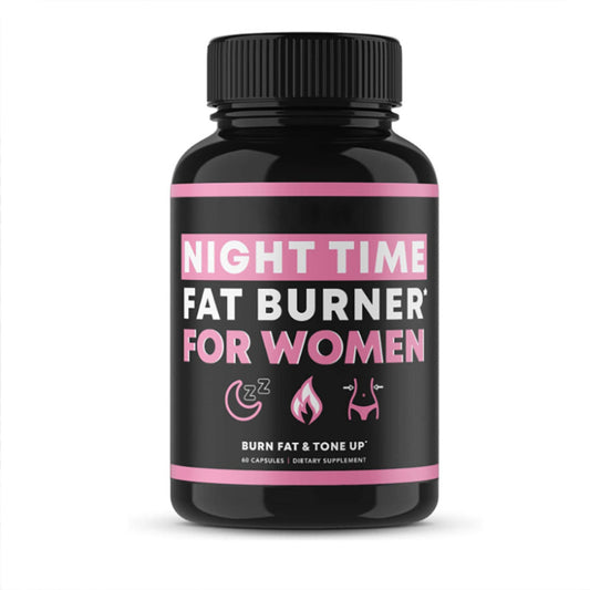 BIYODE Women's Nighttime Fat Burner and Body Shaper Capsules, helps burn fat faster, reduce appetite and maintain energy throughout the day 60 capsules