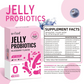BIYODE jelly probiotics, promotes digestion, absorption and metabolism of intestinal nutrients, enhances immune function and digestive system, 10 packs