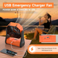 AIMAX 20000mAh Camping Fan with LED Light & Low Noise for Outdoor & Home
