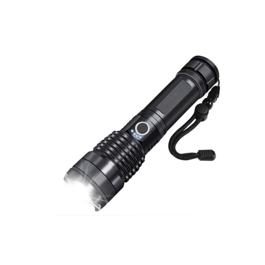 LED Flashlight Rechargeable Tactical Waterproof Aluminum Torch- 5Light Mode
