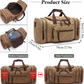 Canvas Luggage Travel Duffel Bag With Large Capacity