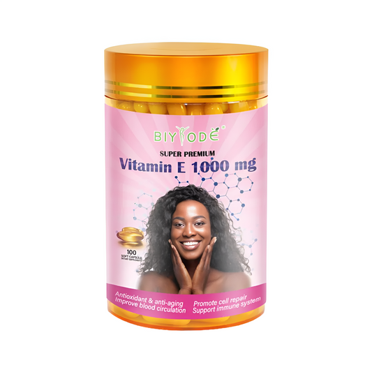 BIYODE Vitamin E (1000mg) | For Skin, Immunity, Eyes, Heart, and Antioxidant Protection