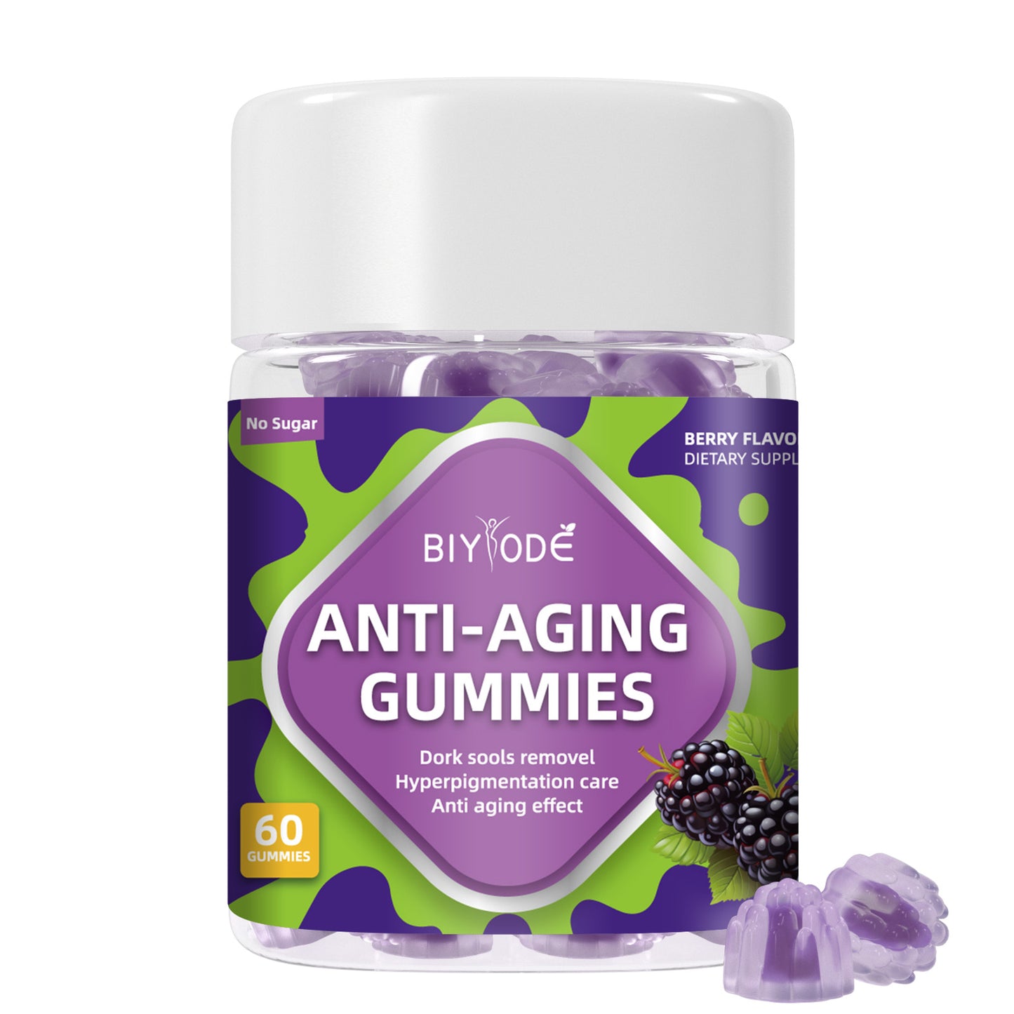 BIYODE No Sugar BERRY FLAVO DIETARY SUPPL