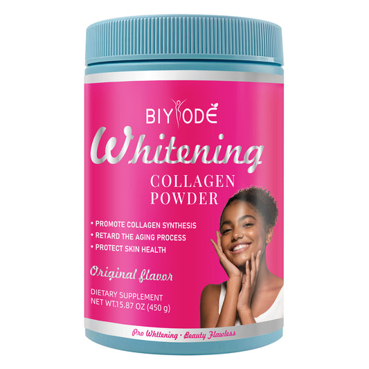 BIYODE Brightening Collagen Powder, promotes collagen synthesis, delays aging, protects skin health, brightens skin tone · Flawless, 450g