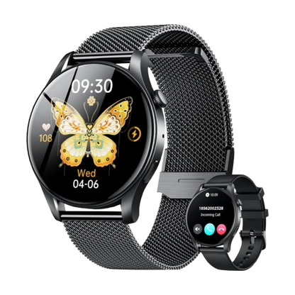 TOXIYA Smart Watch Android/iPhone Fitness AI Assistant Sport Tracker 100+ Sport Modes Fitness Tracker