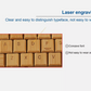 Bamboomill Handcrafted Bamboo Wireless Keyboard & Mouse Set