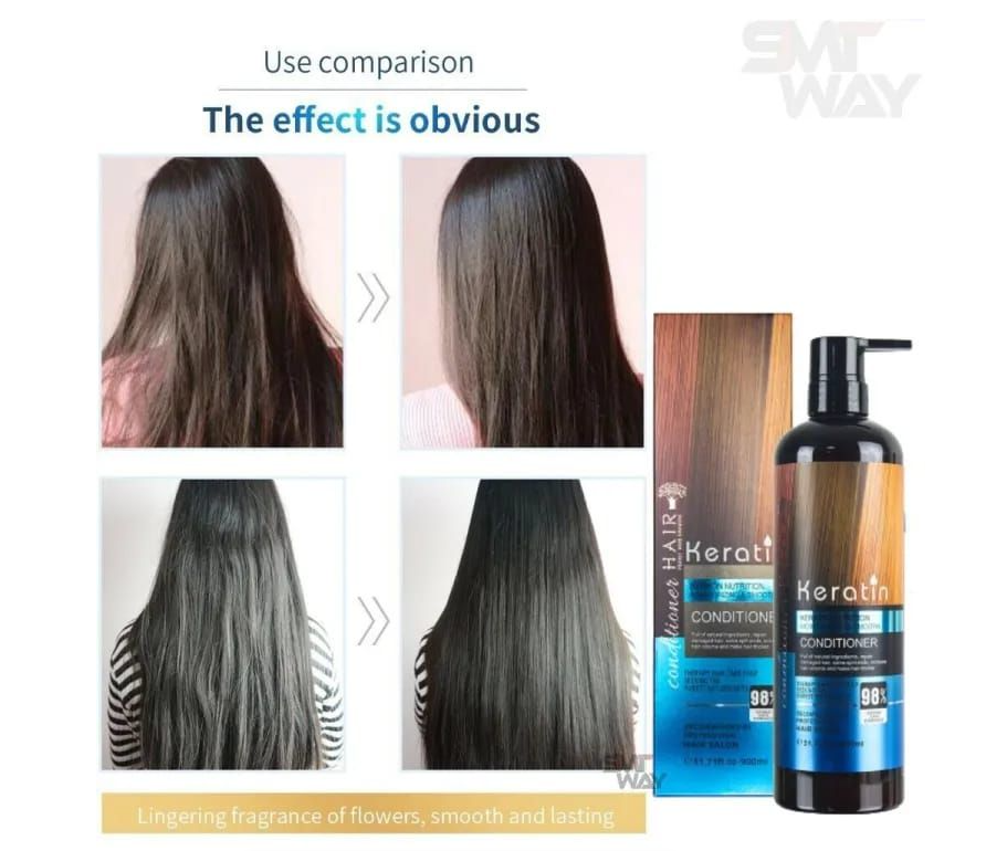 keratin Hair Shampoo, Conditioner and Mask