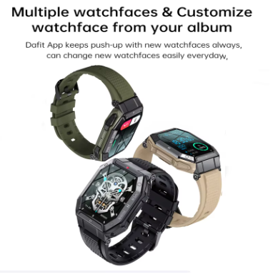TOXIYA - K55 Rugged Smart Watch