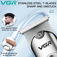 VGR Hair Trimmer Professional Hair Clipper Wireless Hair Cutting Machine Electric Zero Cutting Machine Trimmer for Men V-071