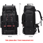 130L extra large waterproof outdoor backpack