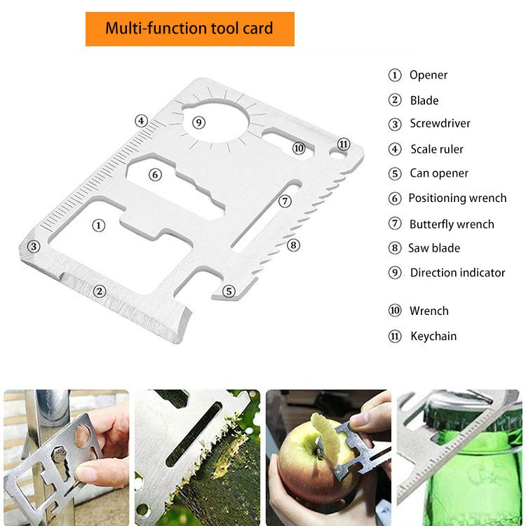 Tactical Survival Multi-Function Kit -set of 21 - 008