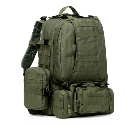 Tactical Backpack with 3 Molle Bags (55L)