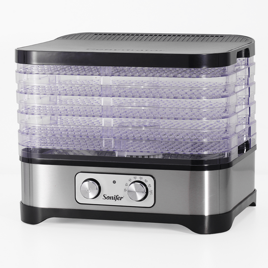 Sonifer Electric Food Dehydrator Reusable 5-Trays Biltong Maker for Fruit