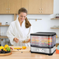 Sonifer Electric Food Dehydrator Reusable 5-Trays Biltong Maker for Fruit