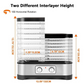 Sonifer Electric Food Dehydrator Reusable 5-Trays Biltong Maker for Fruit