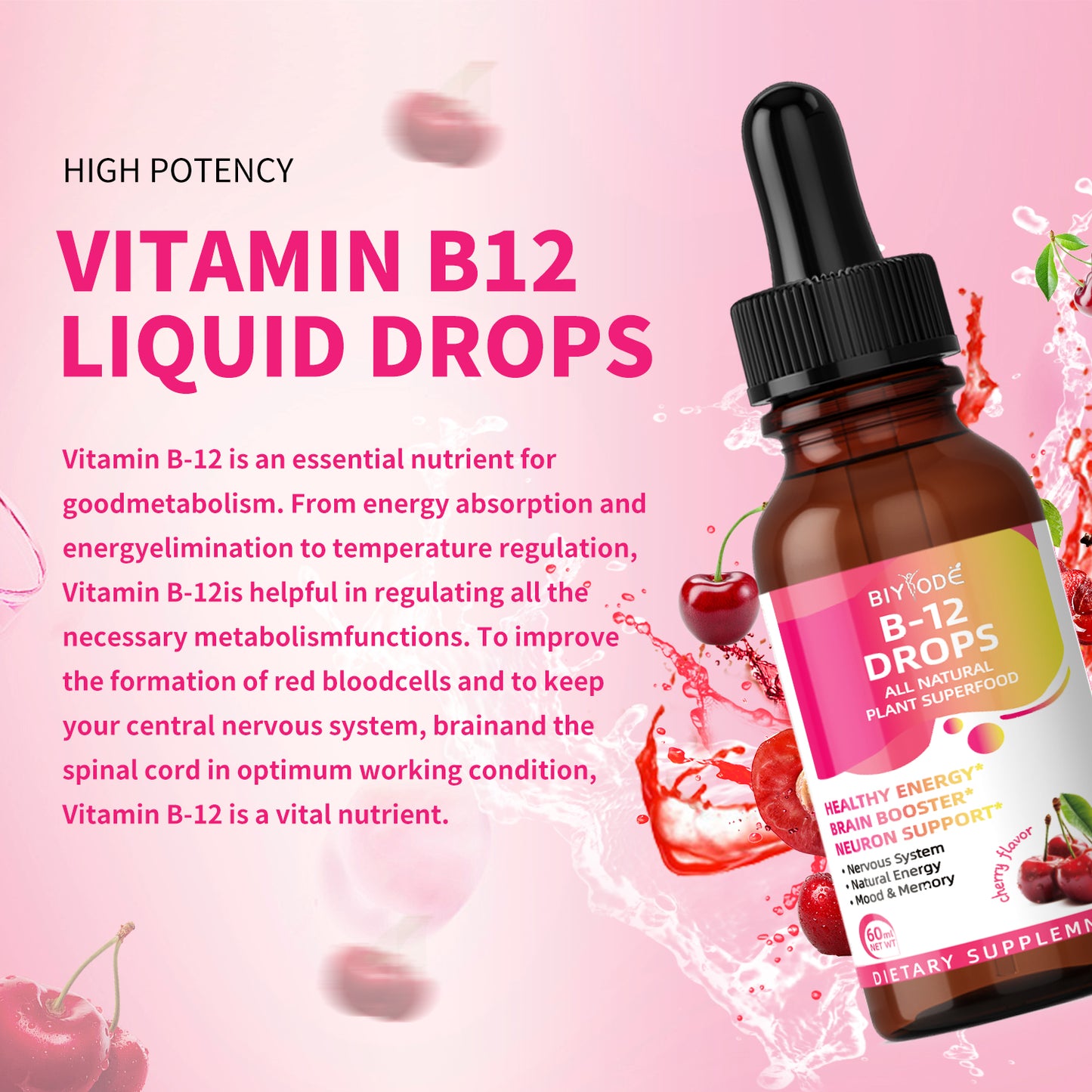 BIYODE  Vitamin B12 liquid drops