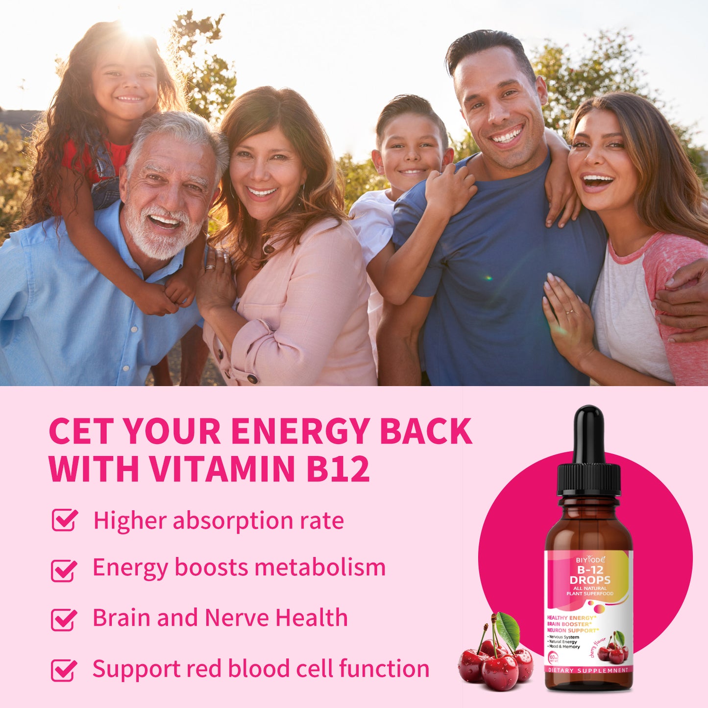 BIYODE  Vitamin B12 liquid drops