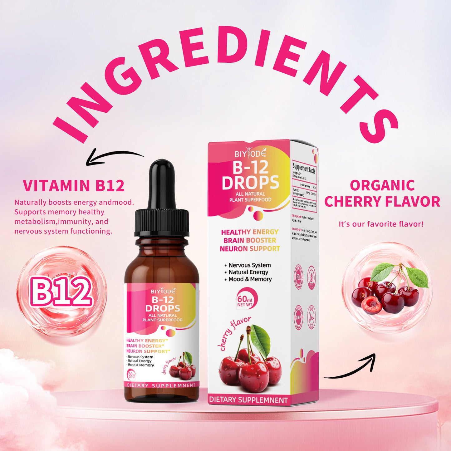 BIYODE  Vitamin B12 liquid drops