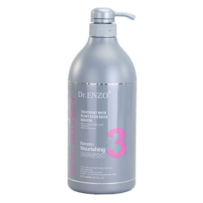 DR.ENZO Keratin clarifying Shampoo,Conditioner,Treatment.  1000ML