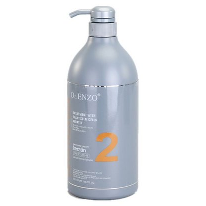 DR.ENZO Keratin clarifying Shampoo,Conditioner,Treatment.  1000ML
