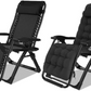TOXIYA - Folding Recliner Lounger Chairs With Detachable Cushion - Set of 2