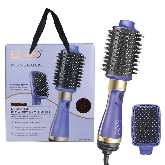 Enzo - Interchangeable Head Blow-Dryer/Volumiser Brush