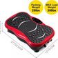 Sportino Vibration Plate Exercise Machine Whole Body Workout Fitness Home Training