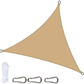 TOXIYA Sunshade Net, Easy to Install, Anti-UV, Suitable for Outdoor Patio Garden Backyard Gazebo Deck Pool Shade Sail