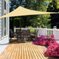 TOXIYA Sunshade Net, Easy to Install, Anti-UV, Suitable for Outdoor Patio Garden Backyard Gazebo Deck Pool Shade Sail